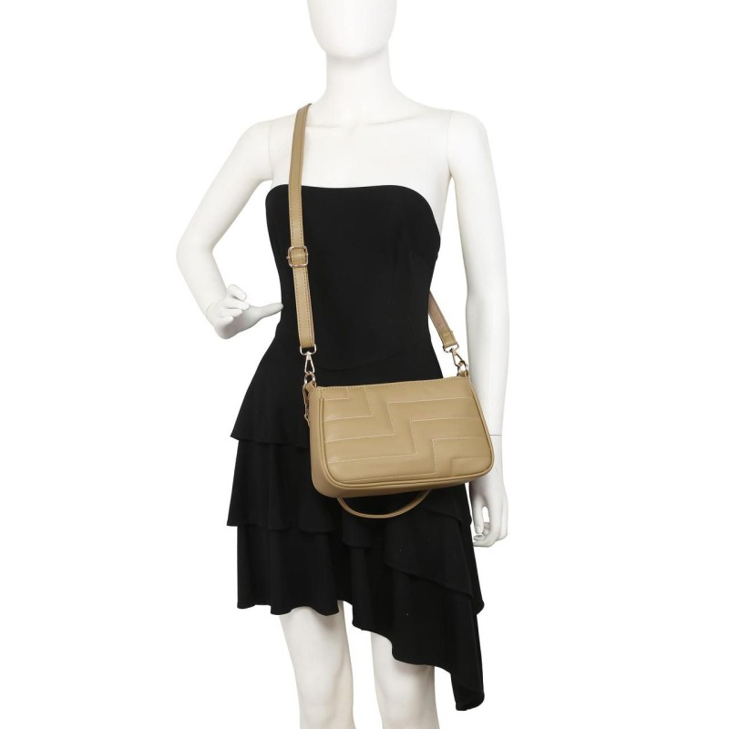 Cocoberry Stylish Leather Multicolor Handbag